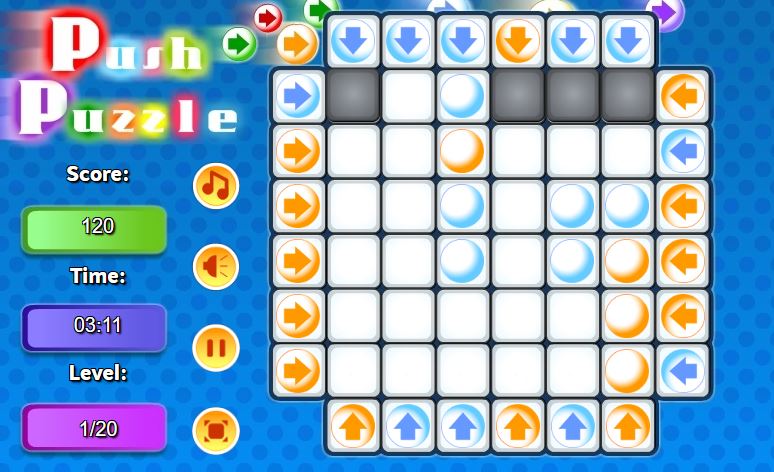 Push Puzzle - Fantastic HTML5 Games - Temp Online Games