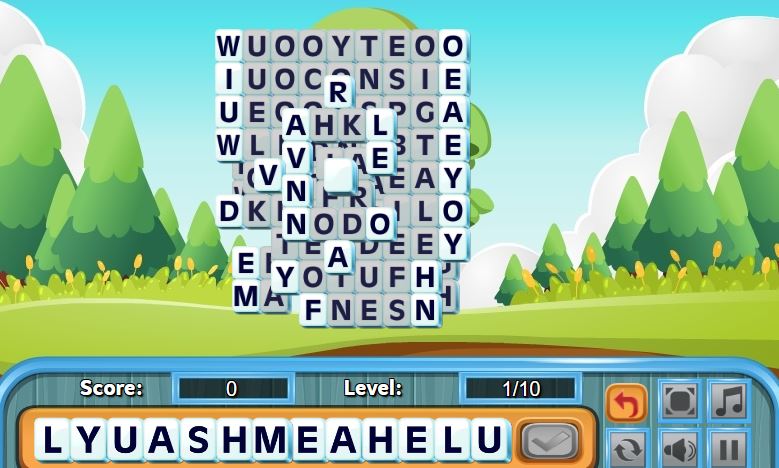 Word Mahjong - Fantastic HTML5 Games - Temp Online Games